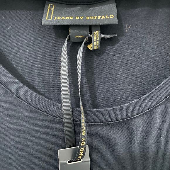 i Jeans by Buffalo T-shirt Womens Size M Oversized I Hate Mondays Beaded Humor - Picture 3 of 6